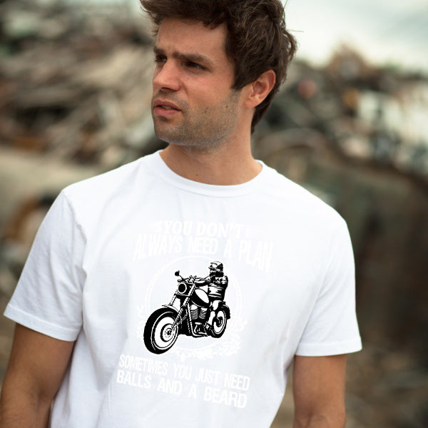 Bold Unisex T-Shirt for Motorbike Riders - Shop Now