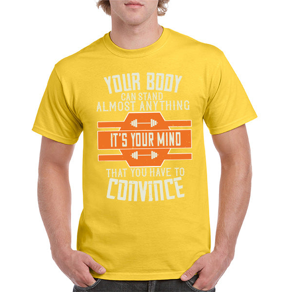 Unisex Fitness T-Shirt - 'Your Mind' Quote | Equestrian Apparel