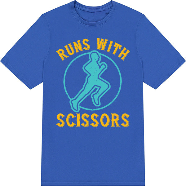 Run With Scissors Unisex T-Shirt | Runner's Edition