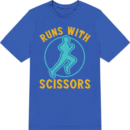 Run With Scissors Unisex T-Shirt | Runner's Edition