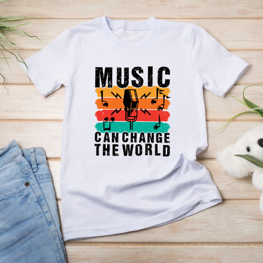 Music Can Change The World V4 T-Shirt | Unisex & Stylish