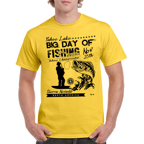 Big Day of Fishing Unisex T-Shirt | Ideal for Anglers