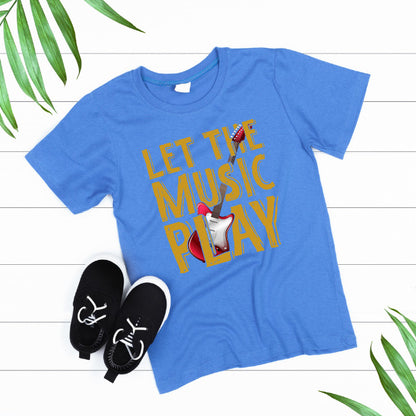 "Let The Music Play" Unisex T-Shirt | Ideal for Music Lovers