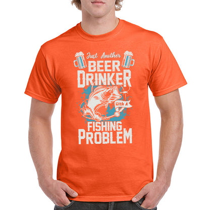 Just Another Beer Drinker Fishing T-Shirt | Unisex & Fun