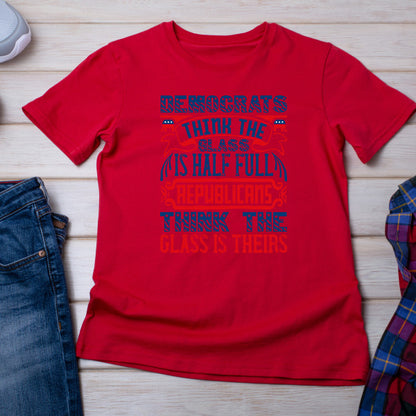 Unisex Political Statement T-Shirt - Democrats vs Republicans