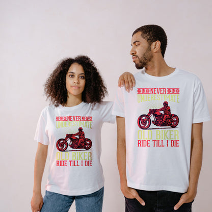 Old Biker Ride Till I Die T-Shirt | Perfect for Bikers