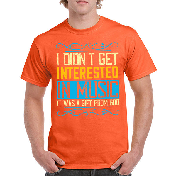 "I Didn't Get Interested In Music" Unisex T-Shirt - Equestrian