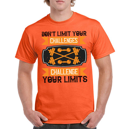 Challenge Your Limits Unisex T-Shirt | Fitness Focus Collection