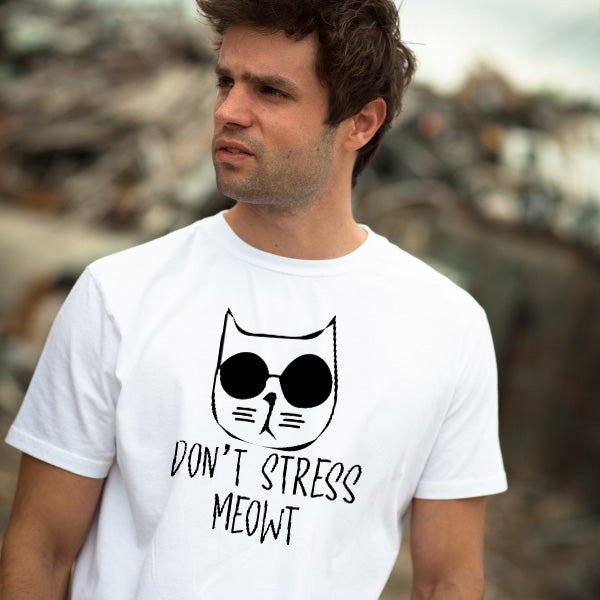 "Don't Stress Meowt" Unisex T-Shirt | Exclusive Cat Collection