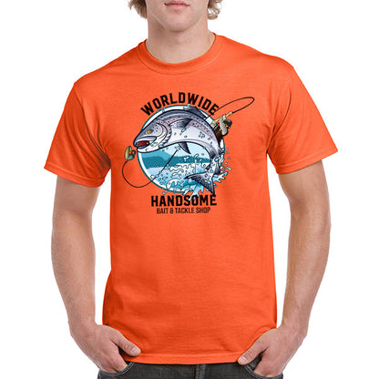 Unisex Fishing T-Shirt | Worldwide Handsome Bait & Tackle