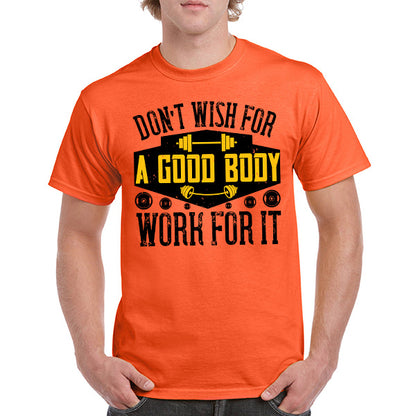 Unisex 'Work For It' T-Shirt | Fitness Focus Collection