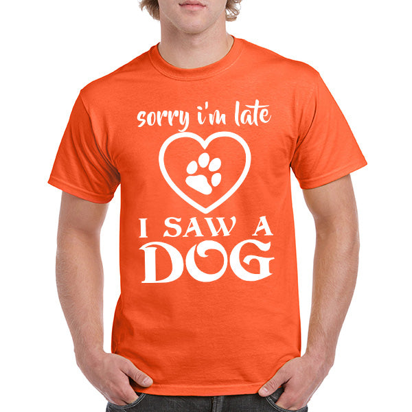 "Sorry I Am Late" Dog Lover T-Shirt | Unisex Equestrian Apparel