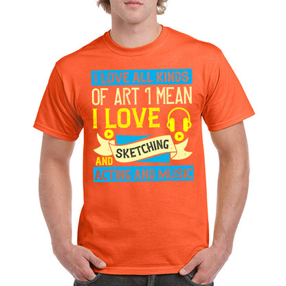 "I Love All Kinds of Art" Unisex T-Shirt | Equestrian Style