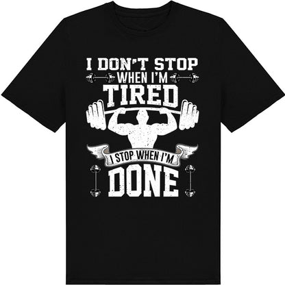 "I Don't Stop" Unisex T-Shirt | Premium Gym & Equestrian Wear