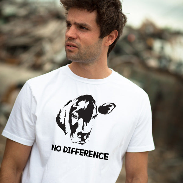 No Difference Unisex T-Shirt | Embrace Vegan Vibes | Shop Now