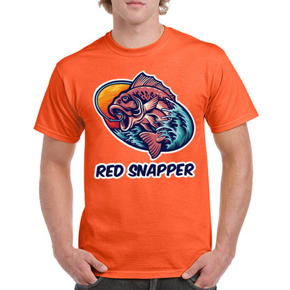 Red Snapper Unisex T-Shirt | Ideal for Fishing Fans