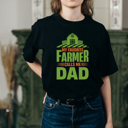 "My Favorite Farmer Calls Me Dad" T-Shirt | Equestrian Apparel