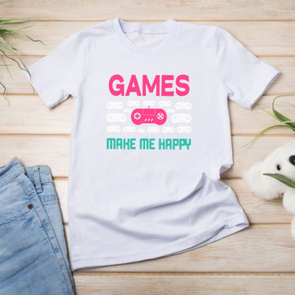 "Games Make Me Happy" Unisex T-Shirt | Premium Equestrian Apparel