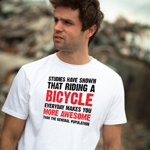 Unisex 'Riding A Bicycle' T-Shirt | Bicycle Adventures