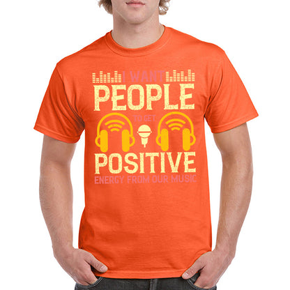 Positive Energy Unisex T-Shirt - Uplifting Vibes for Equestrians