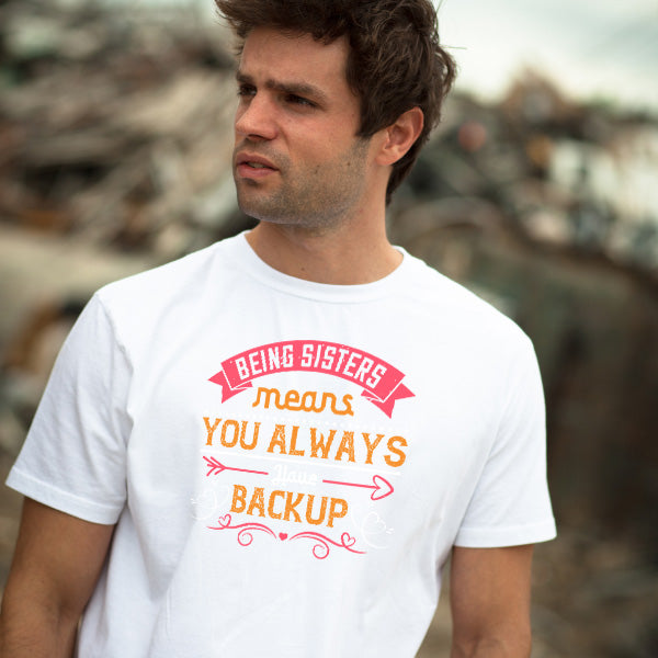 "Sisters Always Have Backup" Unisex T-Shirt | Equestrian Apparel