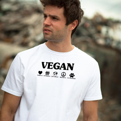 Vegan Compassion Unisex T-Shirt | Nonviolence & Vegan Vibes