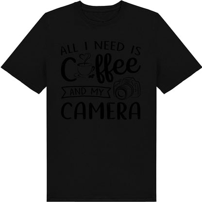 All I Need Is Coffee & My Camera T-Shirt | Equestrian Apparel