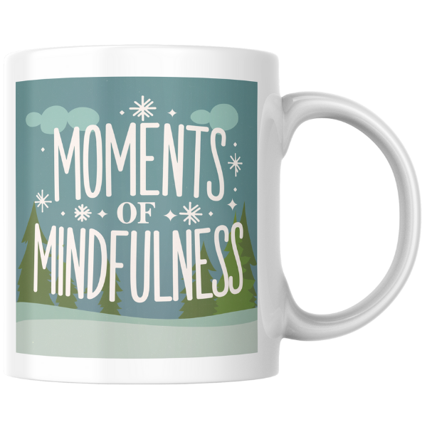 Shop the Moments of Mindfulness Self-Care Christmas Mug - Perfect Holiday Gift for Relaxation and Reflection