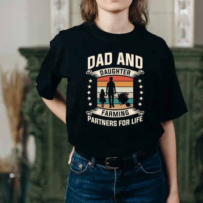 Dad & Daughter Farming Partners T-Shirt | Unisex | Dad's Faves