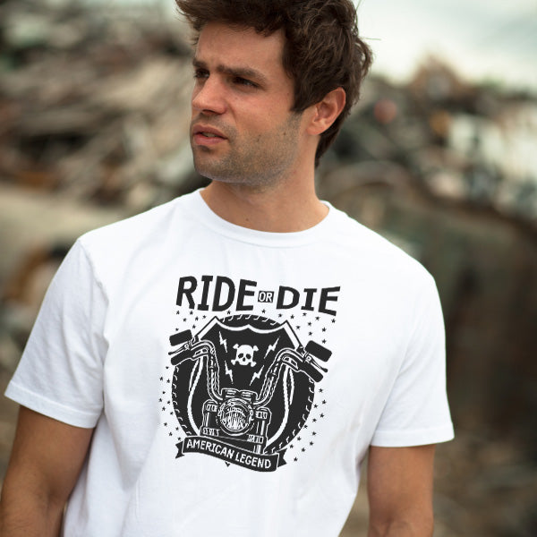 Ride Or Die American Legend T-Shirt | Unisex Biker Tee