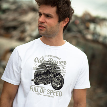 Custom Cafe Racer T-Shirt | Unisex | For Speed Enthusiasts