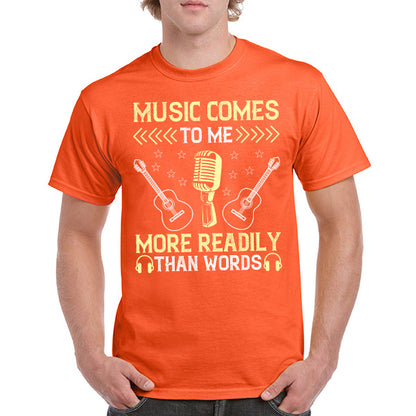 "Music Comes To Me" Unisex T-Shirt | Ideal for Music Lovers