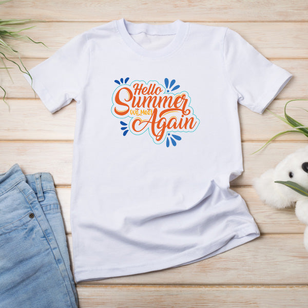 "Hello Summer We Meet Again" Unisex T-Shirt | Summer Series