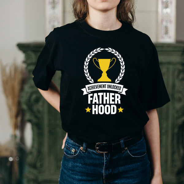 Achievement Unlocked Fatherhood T-Shirt | Top Dad Pick