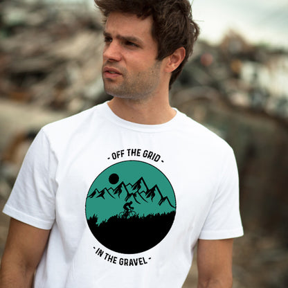 Off The Grid Gravel T-Shirt | Ideal for Bicycle Adventures