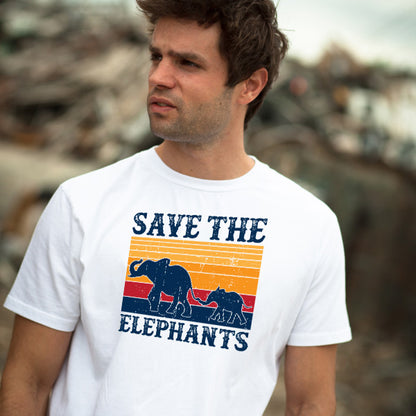 Save The Elephants Unisex T-Shirt | Vegan Vibes | Shop Now