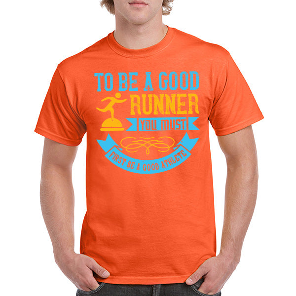 Unisex Runner's T-Shirt - Be A Good Athlete | Shop Now