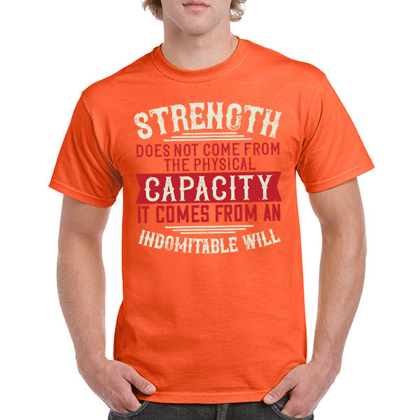 Indomitable Will Unisex T-Shirt | Fitness Focus Collection