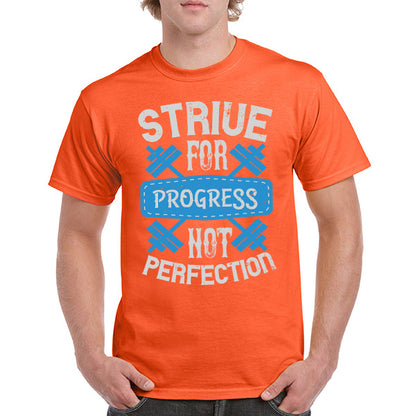 Strive For Progress T-Shirt | Unisex Fitness Tee