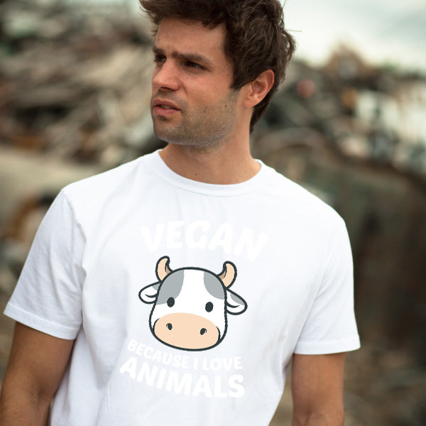 Vegan Animal Love Unisex T-Shirt | Embrace Vegan Vibes