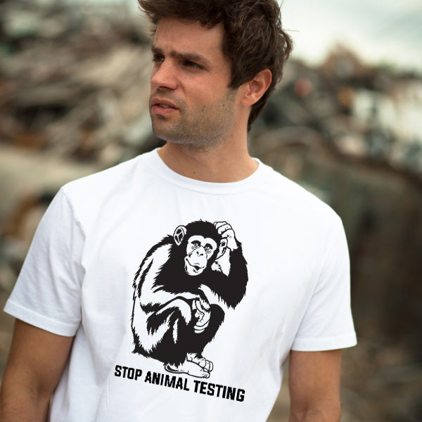 Stop Animal Testing T-Shirt | Vegan Vibes Collection