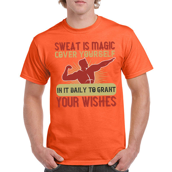 "Sweat Is Magic" Unisex T-Shirt – Motivational Fitness Wear