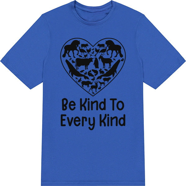 Shop the "Be Kind To Every Kind" Unisex T-Shirt | Embrace Vegan Vibes