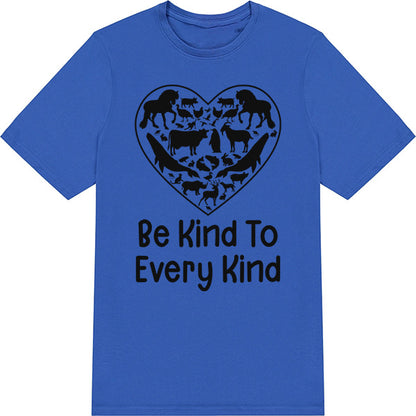 Shop the "Be Kind To Every Kind" Unisex T-Shirt | Embrace Vegan Vibes