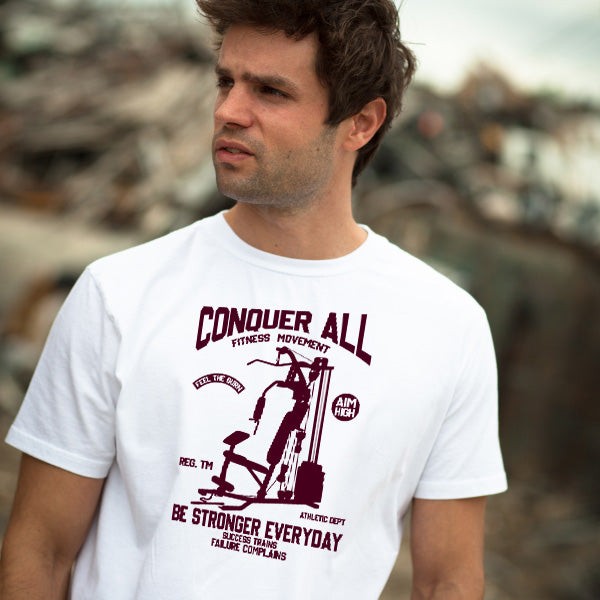 Conquer All Fitness Unisex T-Shirt | Essential Gym Apparel