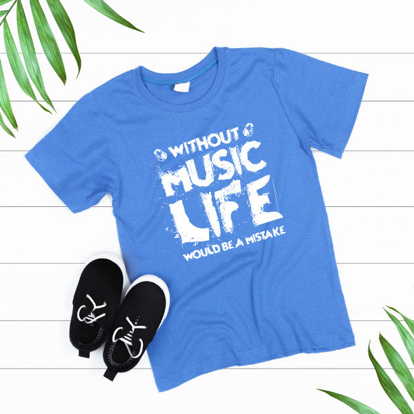 Without Music Life T-Shirt | Perfect for Music Lovers