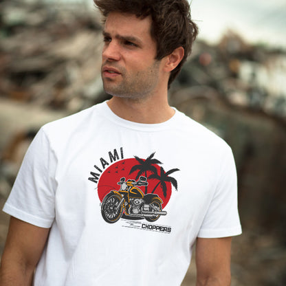 Miami Choppers Unisex T-Shirt | Ideal for Motorbike Fans