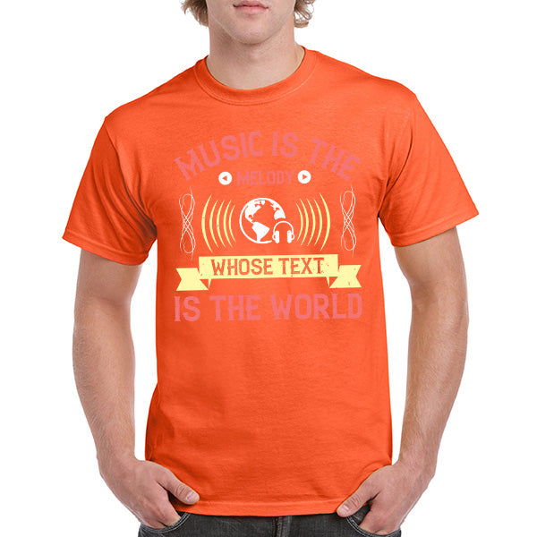 "Music Is The Melody" Unisex T-Shirt | Ideal for Music Lovers