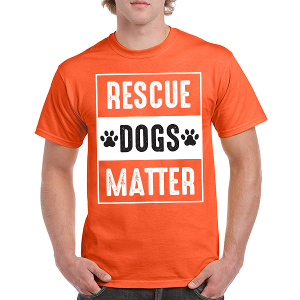 Rescue Dogs Matter Unisex T-Shirt | Ideal for Dog Lovers