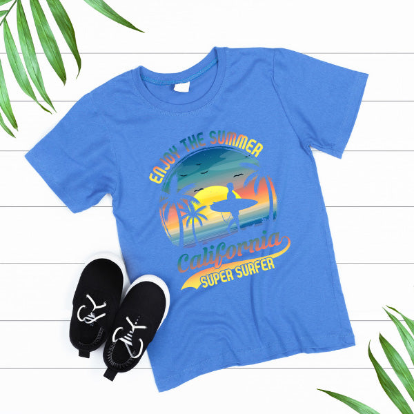 Summer California Super Surfer Unisex T-Shirt | Equestrian Shop